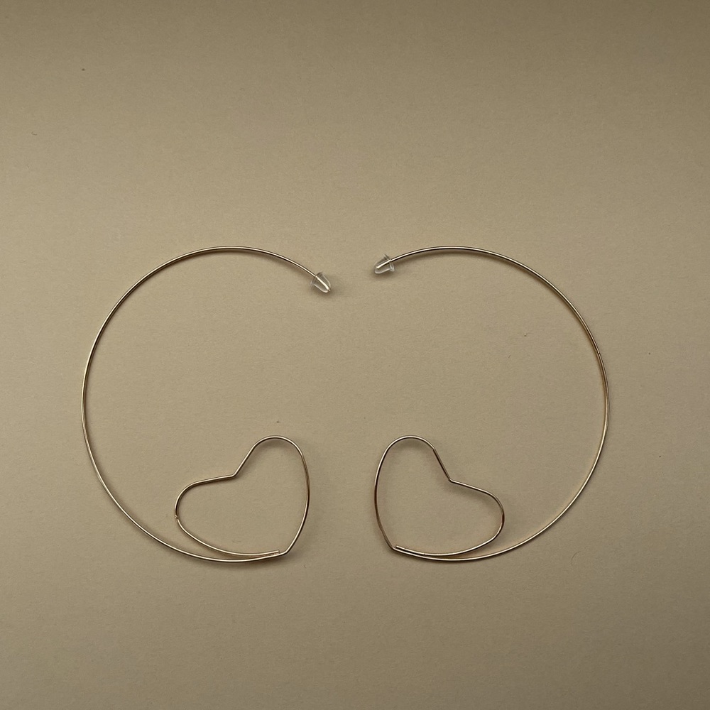 Heart Detail Women Earrings